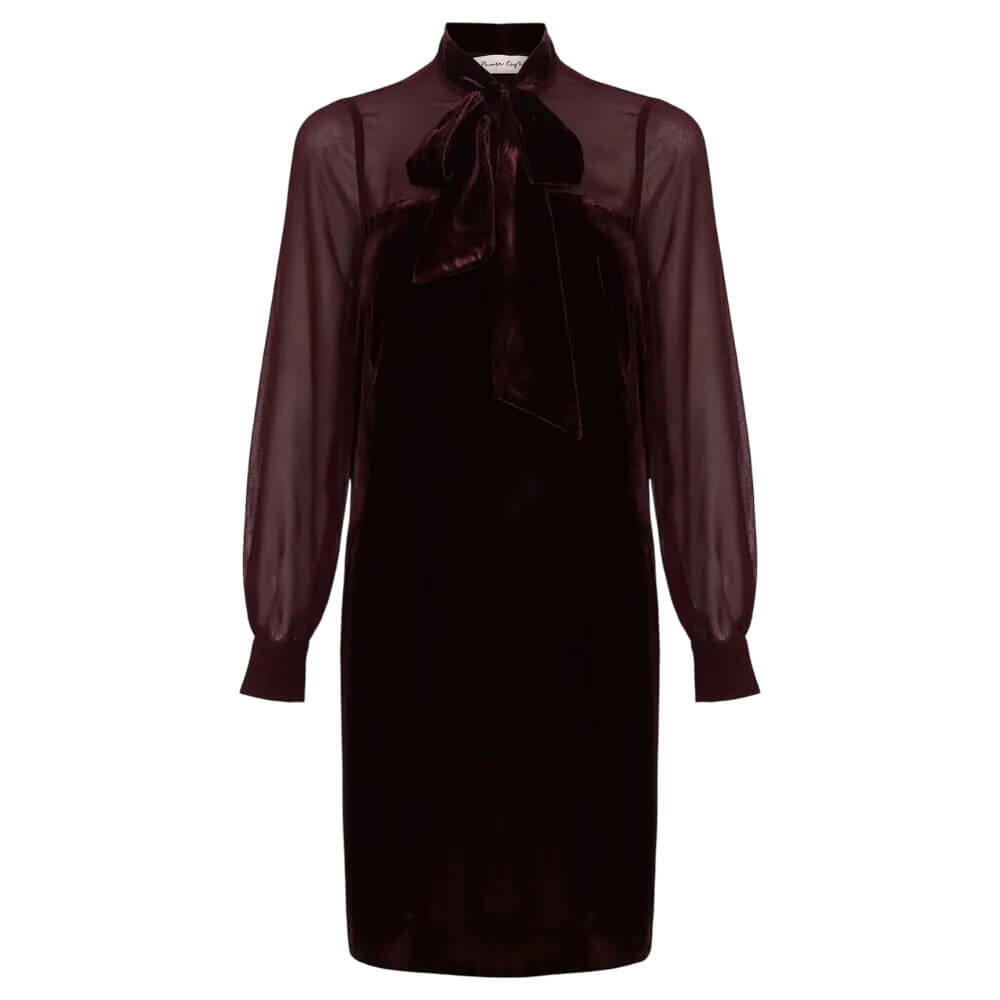 Phase Eight Vinnie Velvet Mini Dress